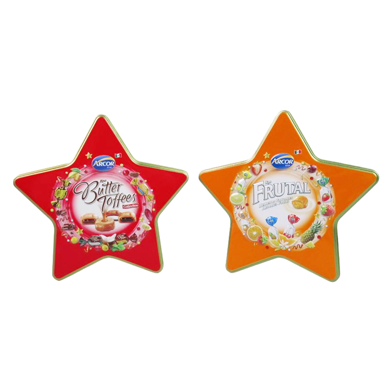 Star Shaped Tin box